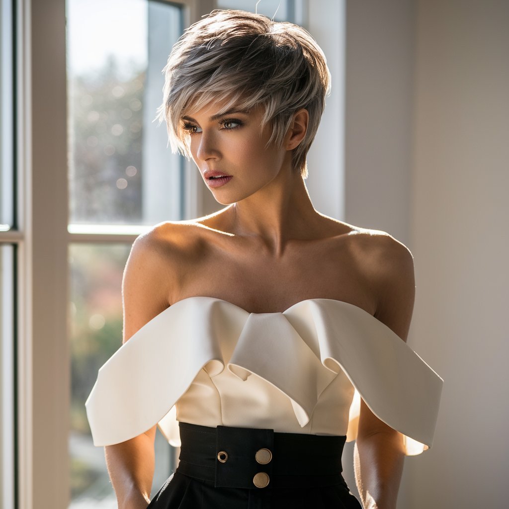Corte de Cabelos Repicado Curto - Pixie cut